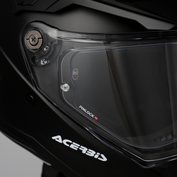 Pinlock 70 Max Vision Casca Acerbis Attack Clear-0