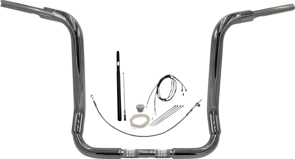 1-1/2(r) Ez Install Rounded Top Handlebar Kit Silver, 1, nordicamoto.ro