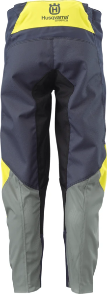 Pantaloni Copii Husqvarna Railed Yellow/Gray-0