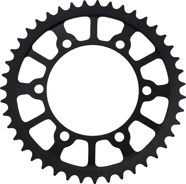 MOOSE RACING Rear Aluminum Sprocket Black, Powder-coated -0