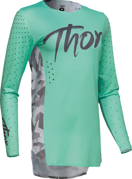 Tricou Enduro Dama Thor Sportmode Shadow Green, Gray-2