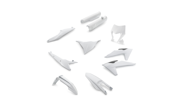 Kit plastice KTM EXC/EXC-F 24- Alb
