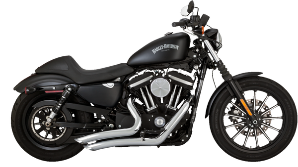 Big Radius Exhaust System Chrome, 4, nordicamoto.ro