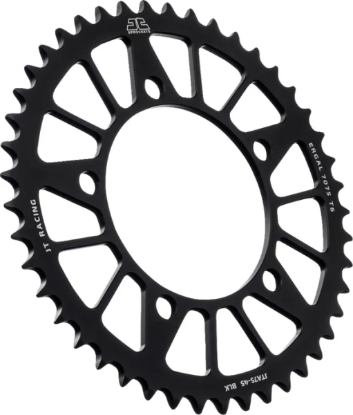 JT SPROCKETS Racelite Aluminum Rear Sprocket Black 