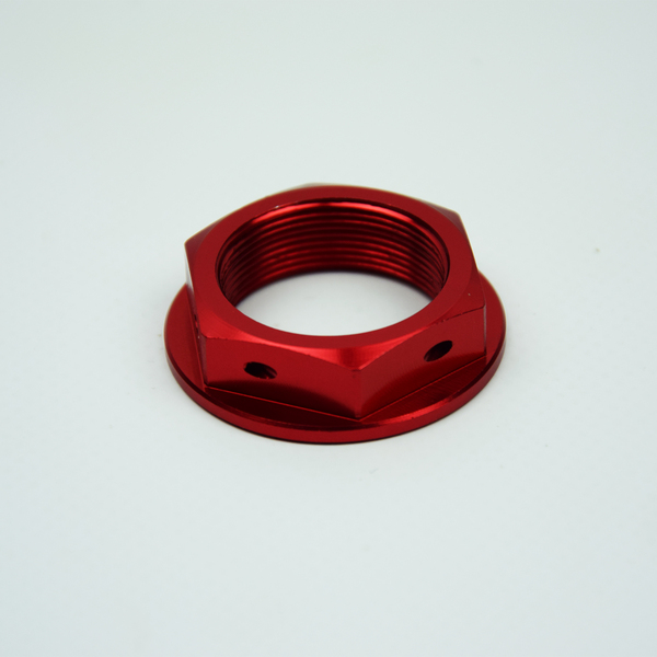 Steering Nut Red -1