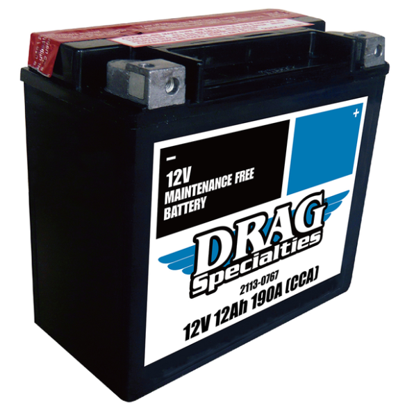 Battery Drag Specialties Ytx14l-ft Black, 2, nordicamoto.ro