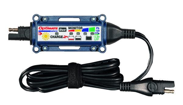 Optimate Duo Solar Charge Controller Black, Blue, 1, nordicamoto.ro