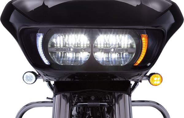 Fang® Headlight Bezels Black, 1, nordicamoto.ro