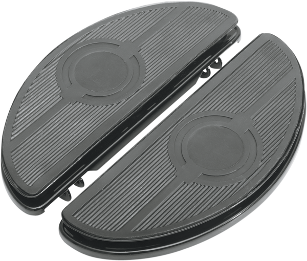 Vintage Half-moon Style Floorboards Black, 1, nordicamoto.ro