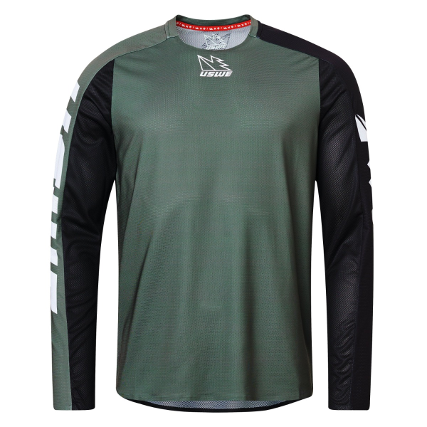 Tricou USWE Kalk Off-Road Olive Green-2