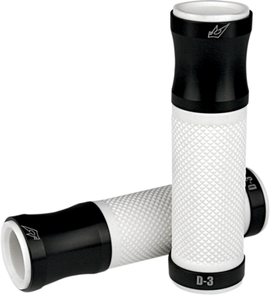 7/8(r) D3 Grips Black, White, 1, nordicamoto.ro