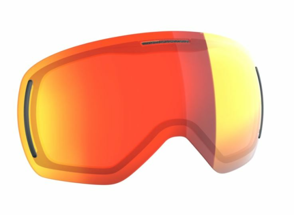 Scott Repl Lens LCG Evo w/ Case enhancer red chrome