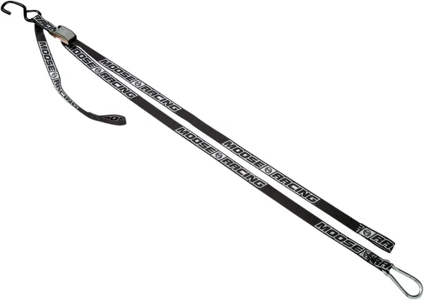 MOOSE RACING Carabiner Tie-downs Black -1