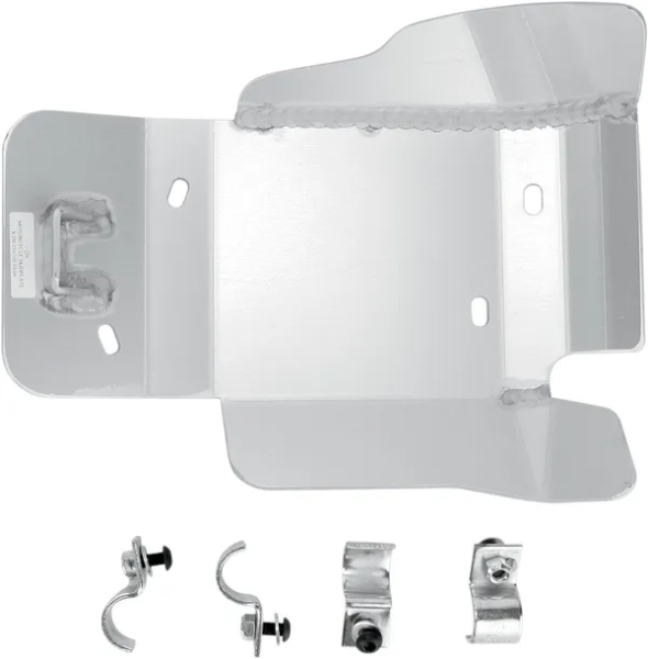 MOOSE RACING Aluminum Skid Plate Silver 