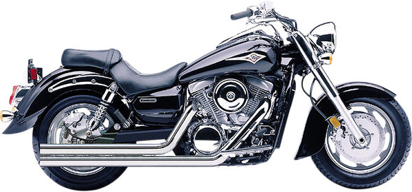 Speedster Long Exhaust System Chrome, 1, nordicamoto.ro