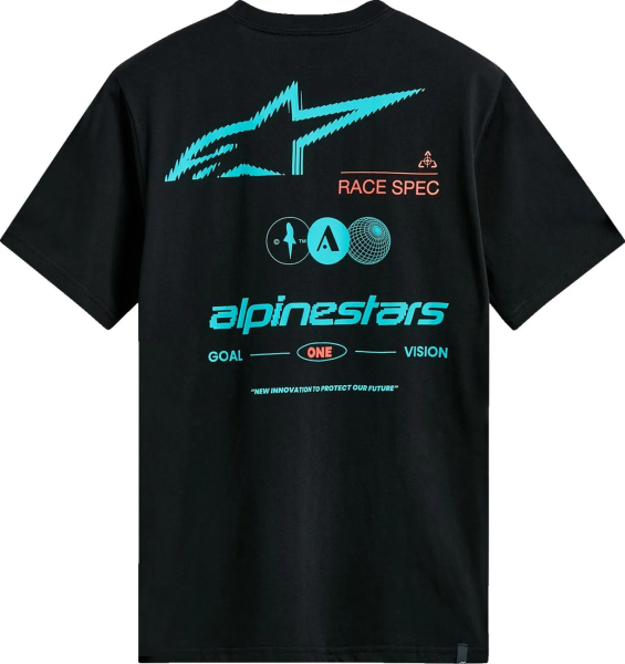 Tricou Alpinestars Asym CSF Black L, 3, nordicamoto.ro