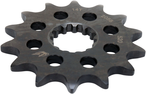 Lightweight Steel Sprocket Black, Zinc, 1, nordicamoto.ro