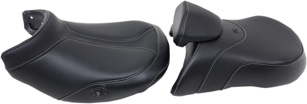 Heated Adventure Tour Seat With Lumbar Backrest Black, 1, nordicamoto.ro