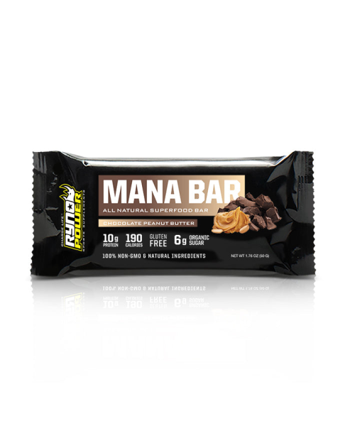 Baton proteic Ryno Power MANA Chocolate Peanut Butter cu ciocolată și unt de arahide, 8, nordicamoto.ro