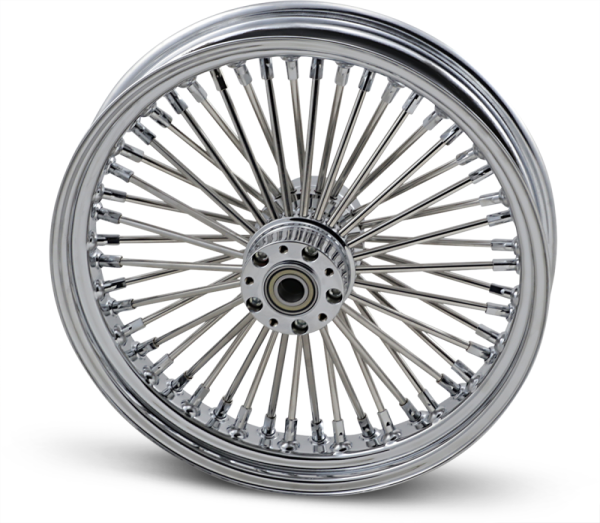 Fat Daddy Front Wheel 18x3.5 Dual-disc Chrome Silver, 1, nordicamoto.ro