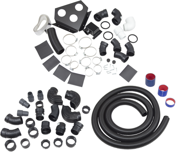 Atv Snorkel Kit Black, Silver, 1, nordicamoto.ro