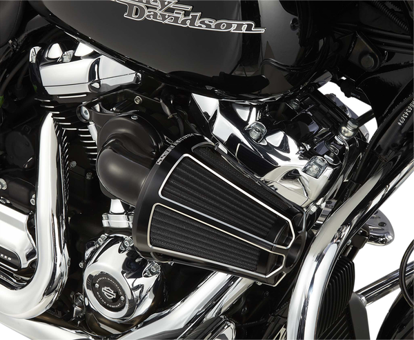 Monster Sucker Air Cleaner Kit With Cover Black, 4, nordicamoto.ro