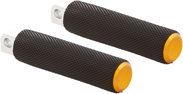 M-eight Fusion Footpegs Black, Gold, 1, nordicamoto.ro