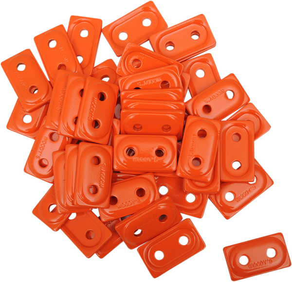 Double Digger® Aluminum Support Plates Orange, 2, nordicamoto.ro