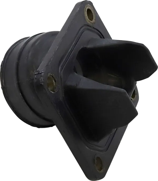 MOOSE RACING Moose Carburetor Mounting Flange Black -0