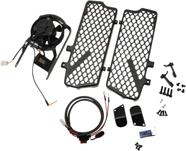 Radiator Fan Kit Black, 1, nordicamoto.ro