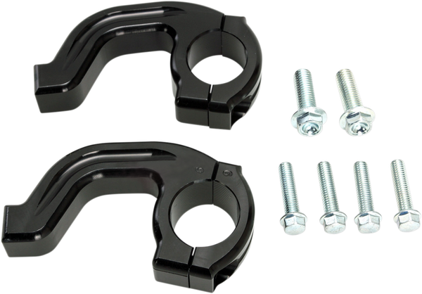 MOOSE RACING Replacement Contour Handguard Inner Mount Clamp Black -0