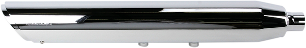 Twin Slash Slip-on Muffler Chrome, 1, nordicamoto.ro