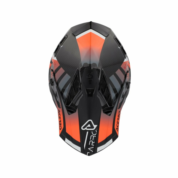 Casca Acerbis Steel Carbon 22.06 Black/Orange-7