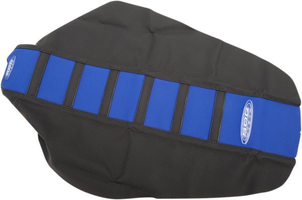 6-rib Gripper Seat Cover Black, Blue, 1, nordicamoto.ro