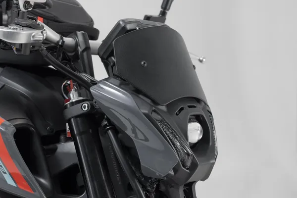 Windscreen For Yamaha Black-3