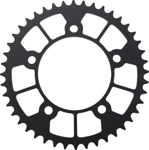 Steel Rear Sprocket Black, Zinc Plated, 2, nordicamoto.ro