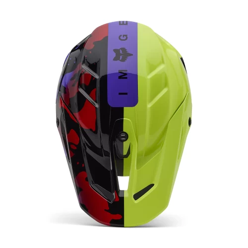 Casca Fox V3 Throttle Galben Fluo XXL, 5, nordicamoto.ro