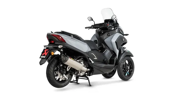 Slip-on Line Muffler Scooter Black, Carbon Fiber-4