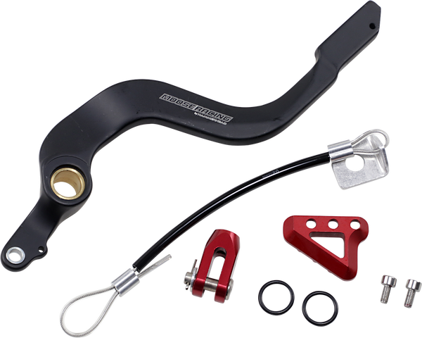 MOOSE RACING Brake Pedal Black, Red -2