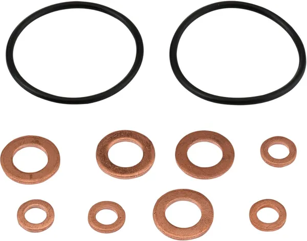 MOOSE RACING Oil Filter Hardware Kit Black, Silver 