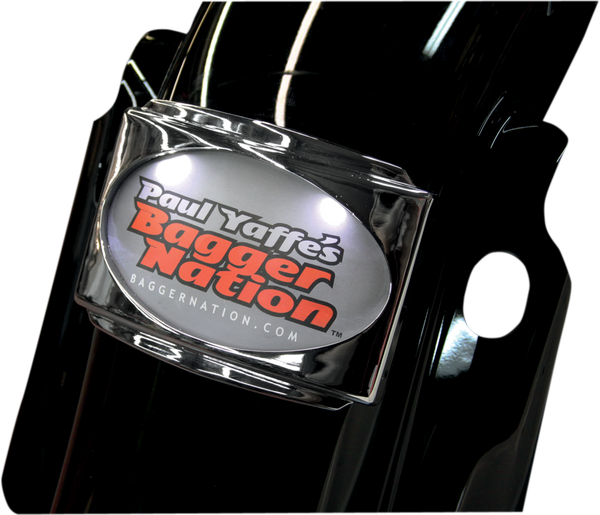 Cvo Universal Stealth Iii License Plate Frame Chrome, 1, nordicamoto.ro