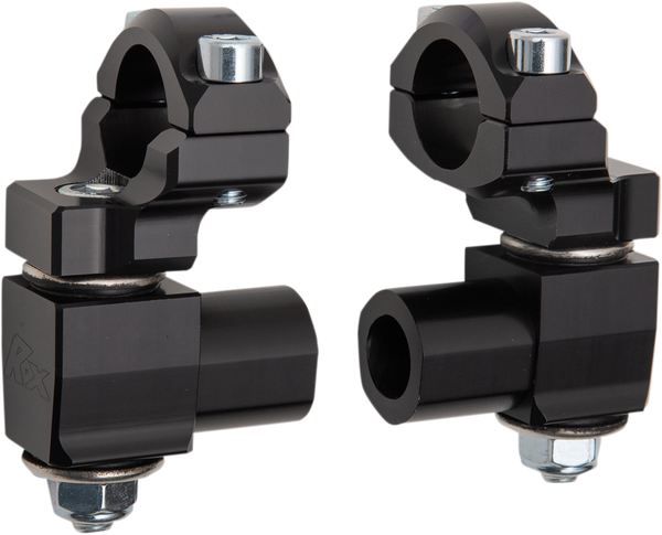 Anti-vibration 2(r) Pivot Handlebar Riser Black, 1, nordicamoto.ro