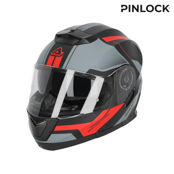 Casca Flip-up Acerbis Serel 22-06 Negru/Rosu XL-1