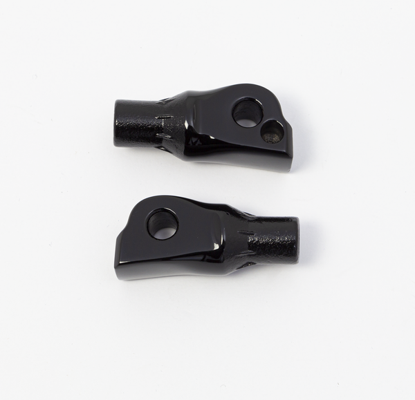 Tapered Footpeg Adapter Black, 2, nordicamoto.ro