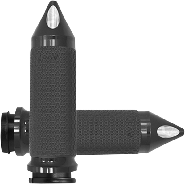Vibration Dampening Memory Foam Grips Black, 1, nordicamoto.ro