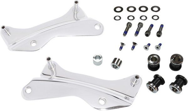 Backrest Docking Kit Chrome, 2, nordicamoto.ro