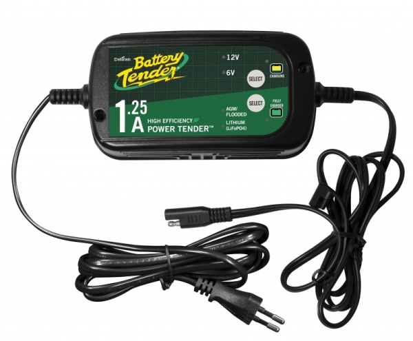 Battery Charger Power Tender Selectable 6v / 12v 0.8a 17,2 Cm X 9,3 Cm X 4,9 Cm Black Black, 1, nordicamoto.ro
