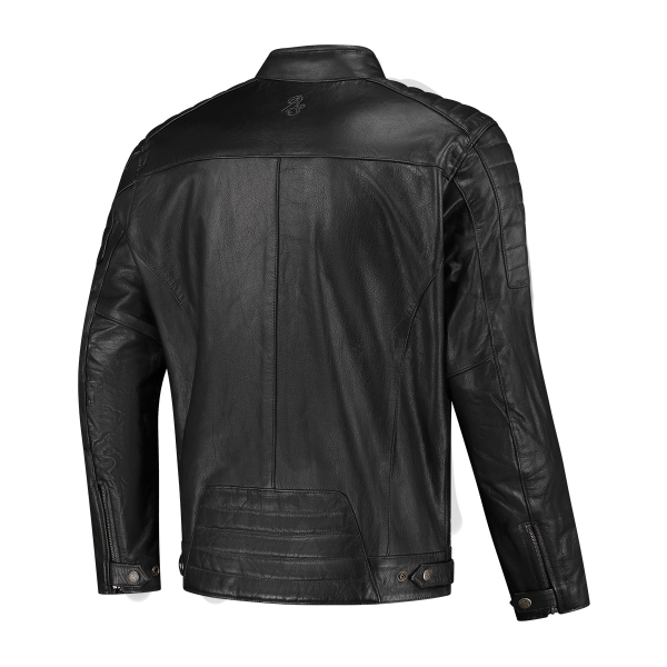 Geaca Piele Rusty Stitches Cooper Black-0