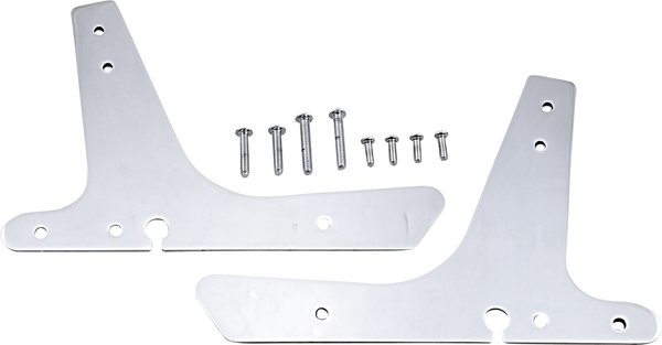 Sissy Bar Side Plates Silver, 1, nordicamoto.ro