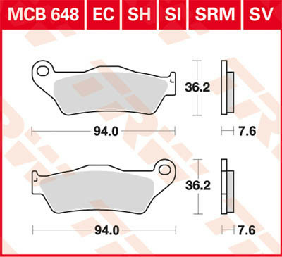 Placute frana fata KTM TRW RSI